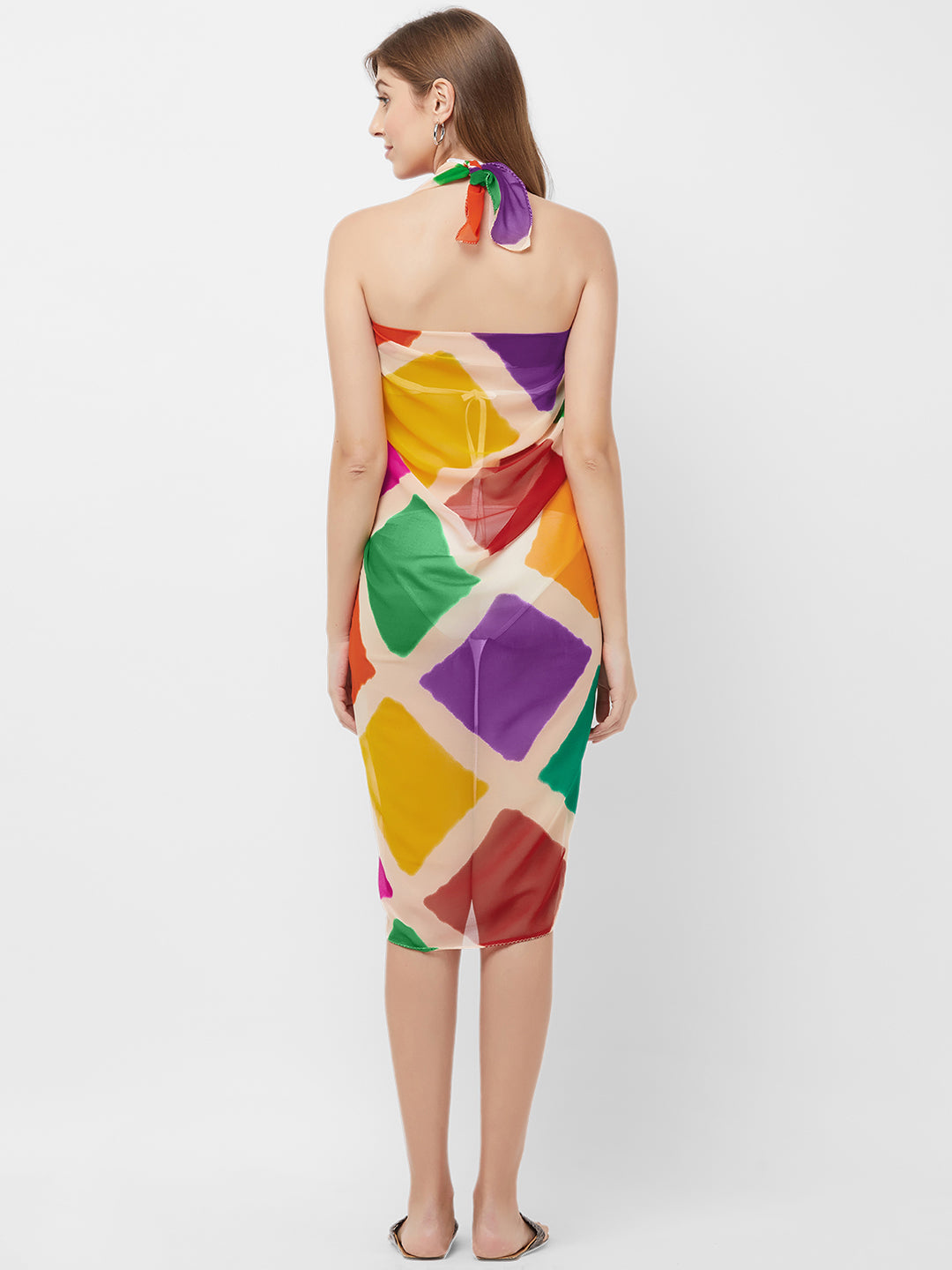 Multi-Coloured Wrap Sarong (4386914107450)